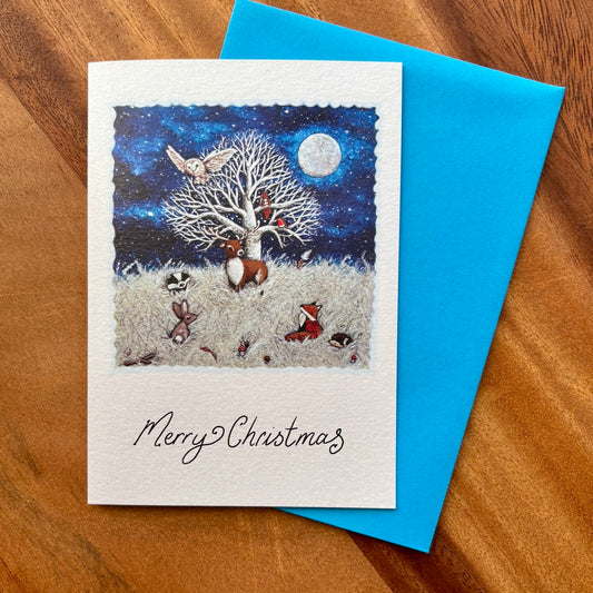 Card~ Silent Night Christmas