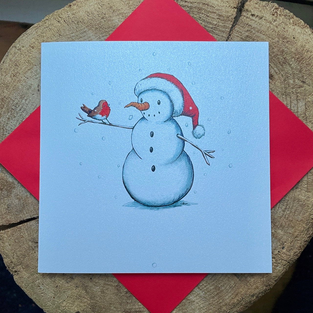 Card~Snow Santa