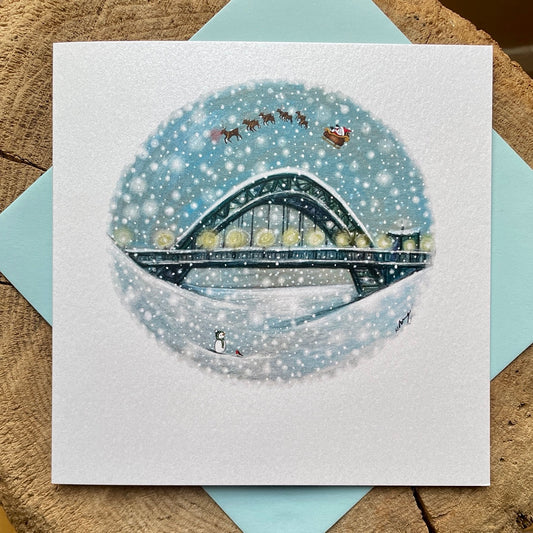 Card~Snow on the Tyne