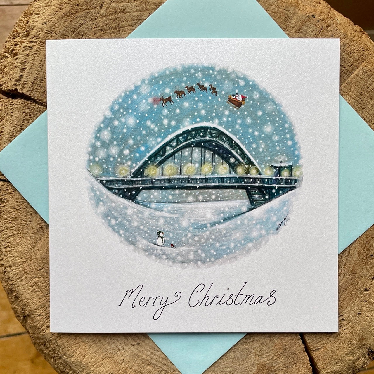 Card~Snow on the Tyne