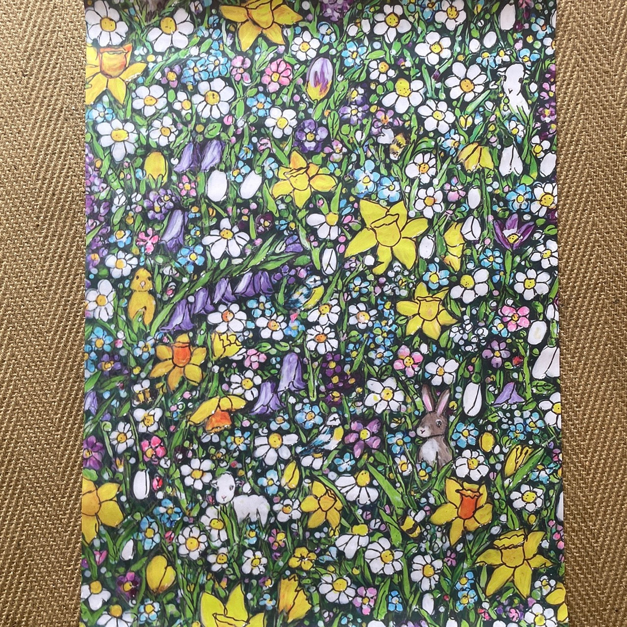 Springtime~Misprinted Gift wrap