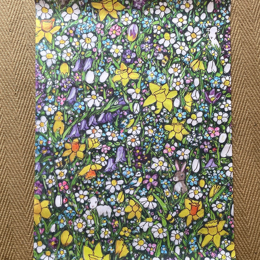Springtime~Misprinted Gift wrap