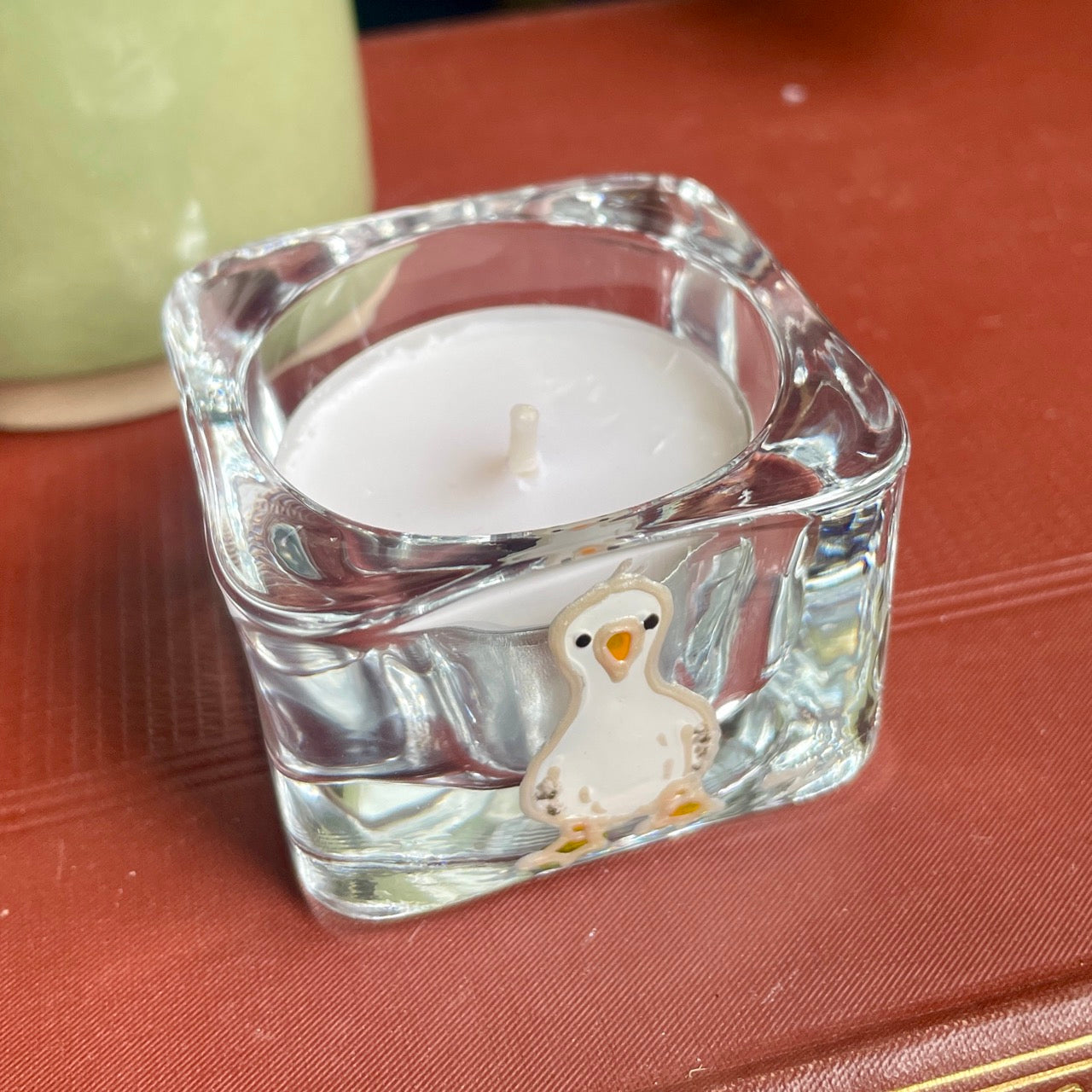 Seagull~ Square tealight candleholder