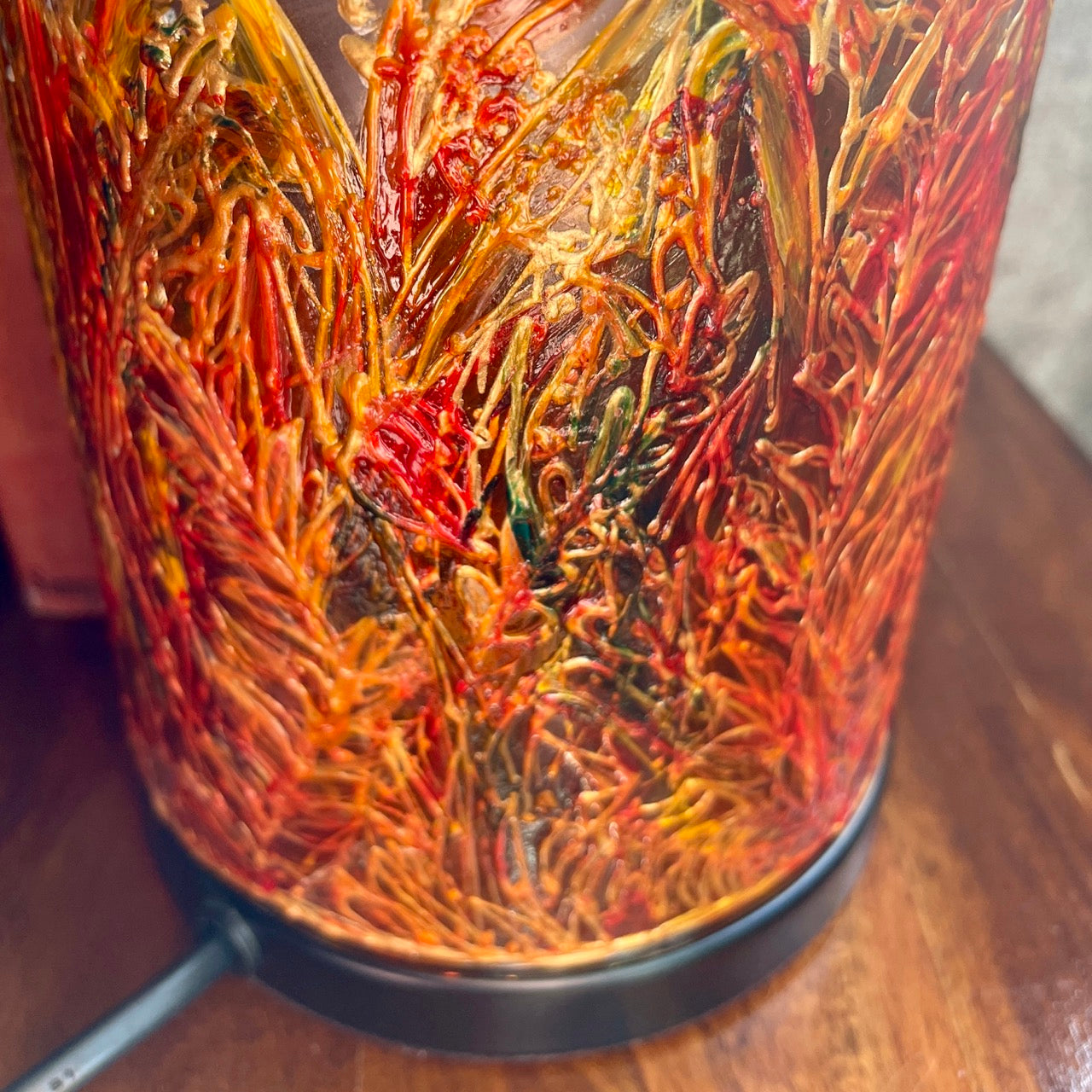 Stag in autumn~ One of a kind table lamp