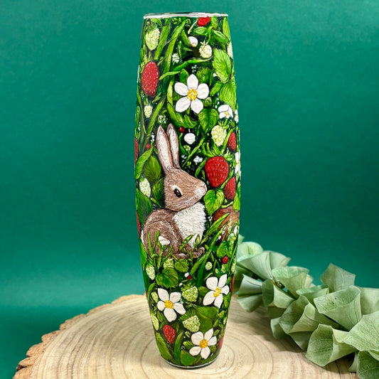 'Strawberry Thief' ~ One of a kind Vase