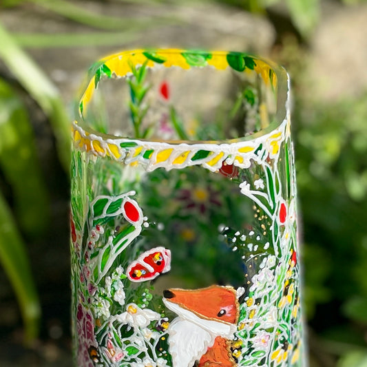 Fox in summer~ Vase