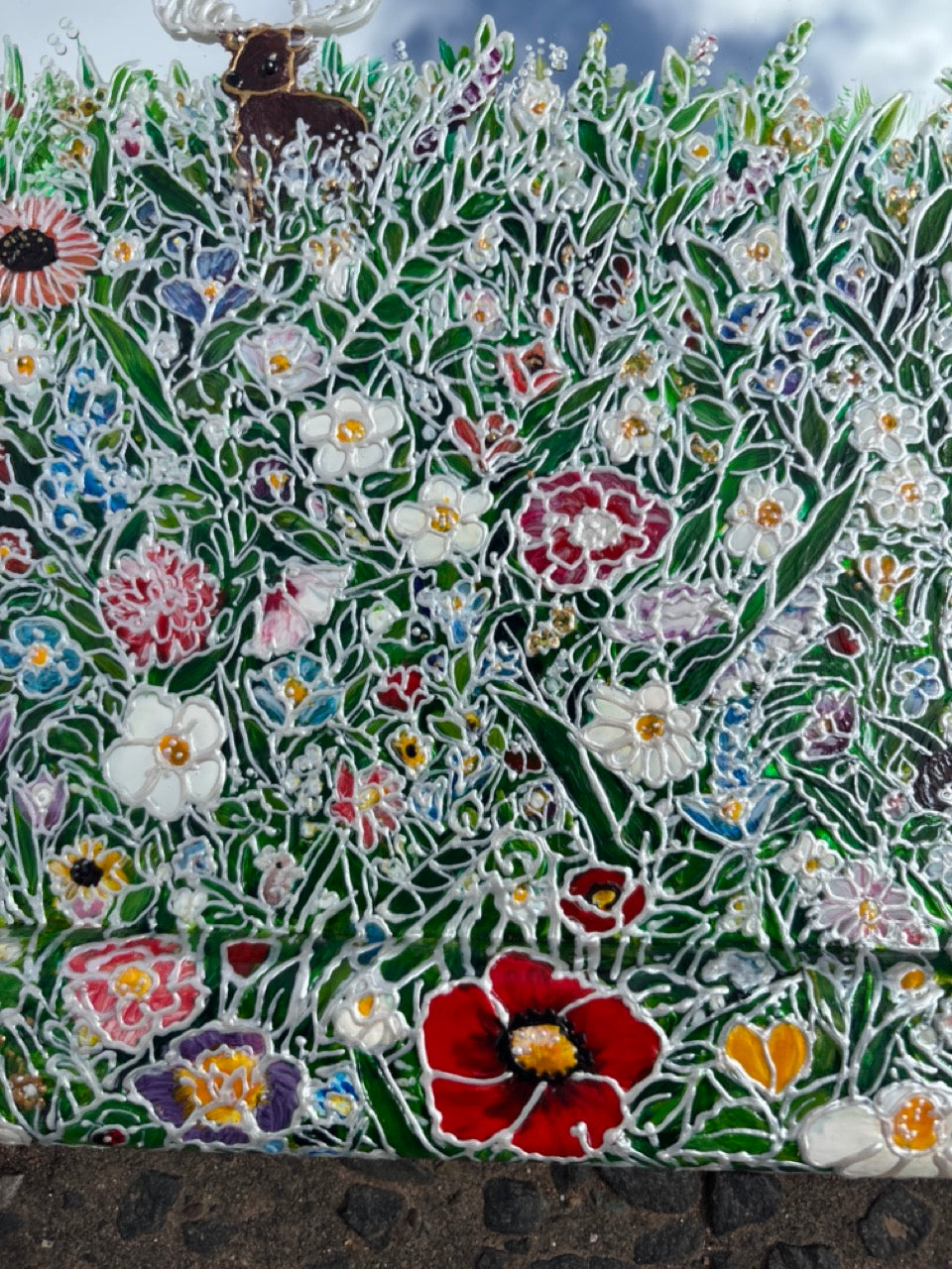 Summer Woodland ~ One of a kind mirror