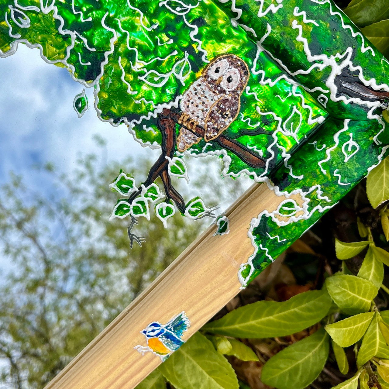 Summer Woodland ~ One of a kind mirror