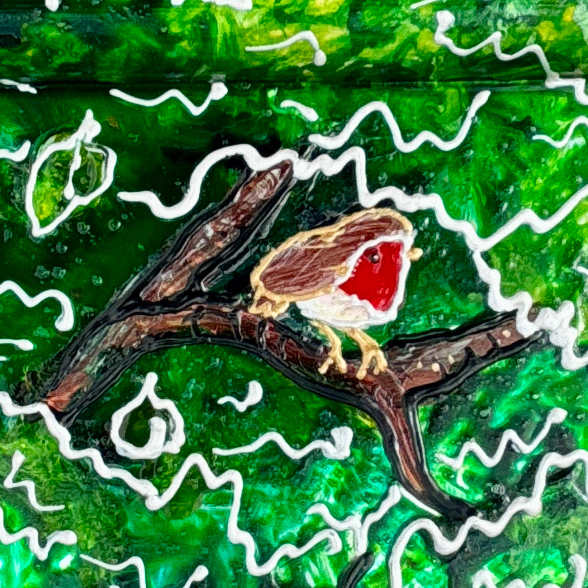 Summer Woodland ~ One of a kind mirror