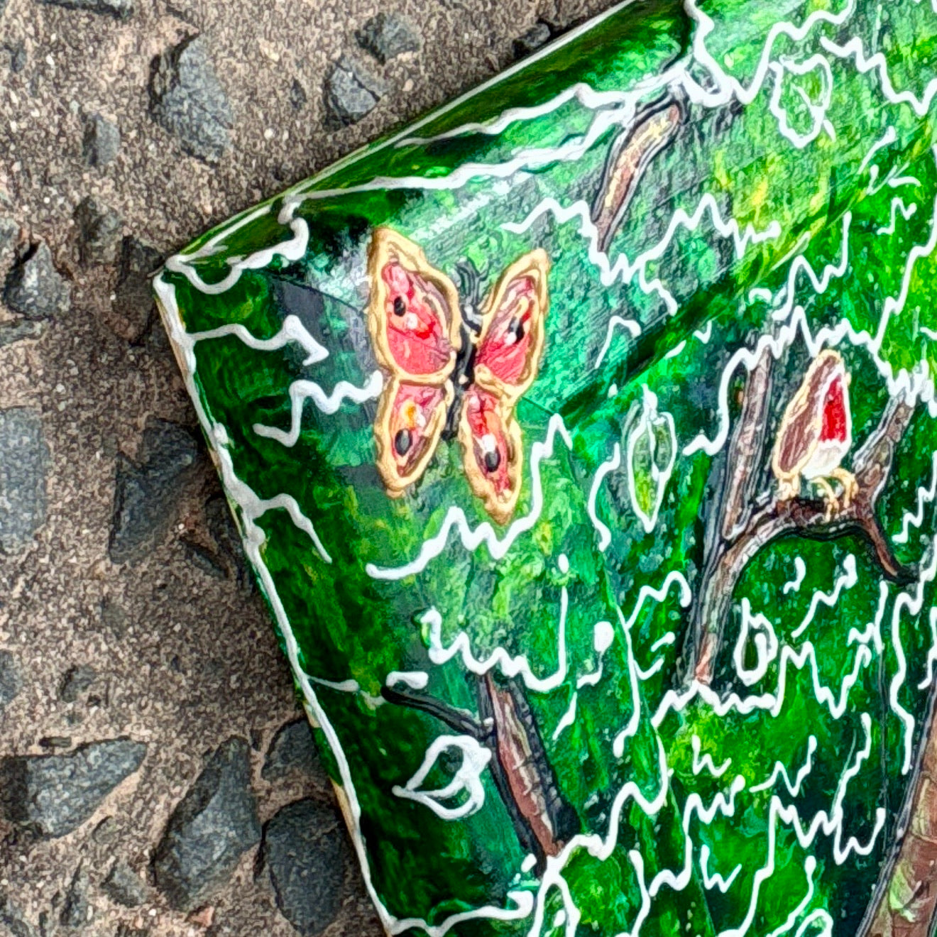 Summer Woodland ~ One of a kind mirror