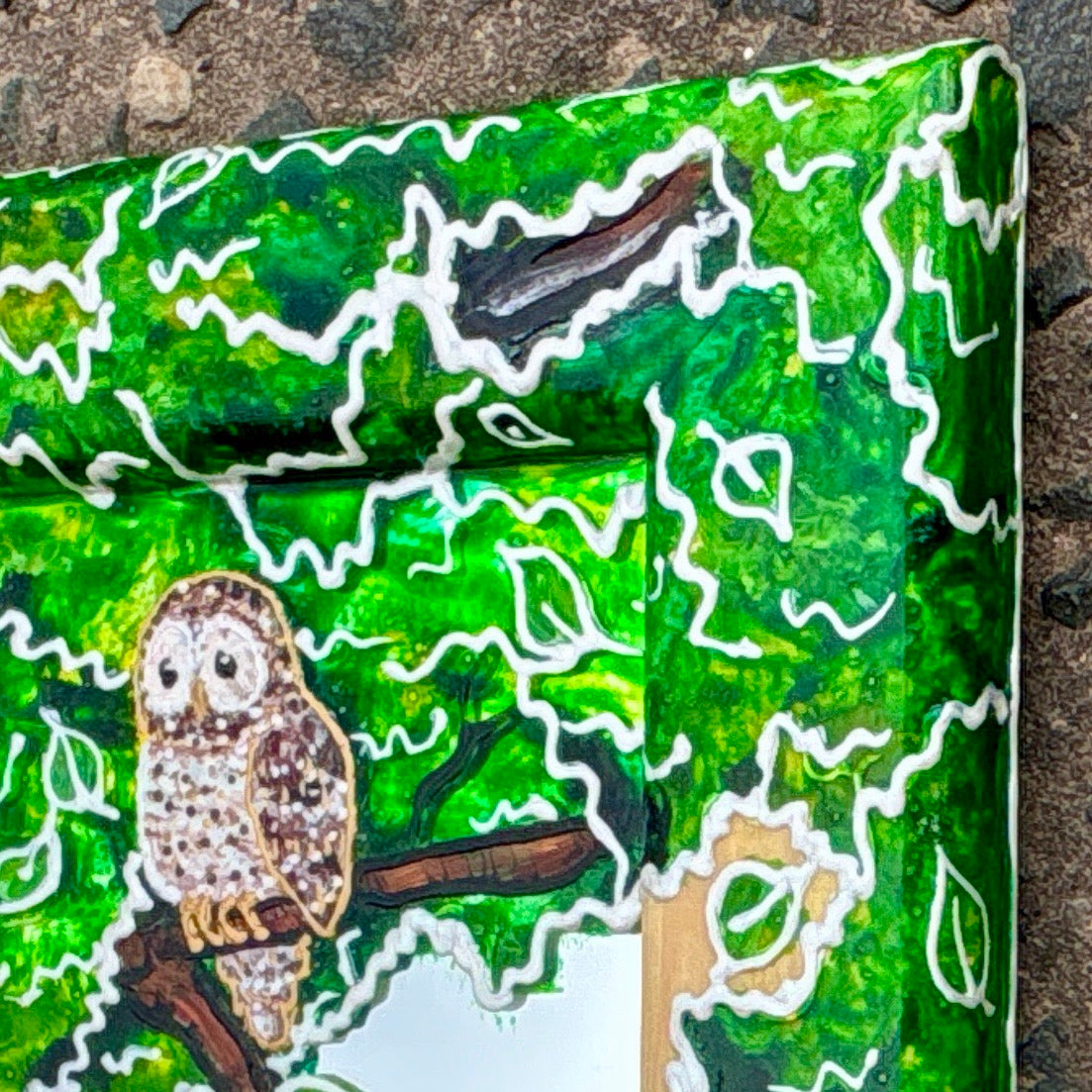 Summer Woodland ~ One of a kind mirror