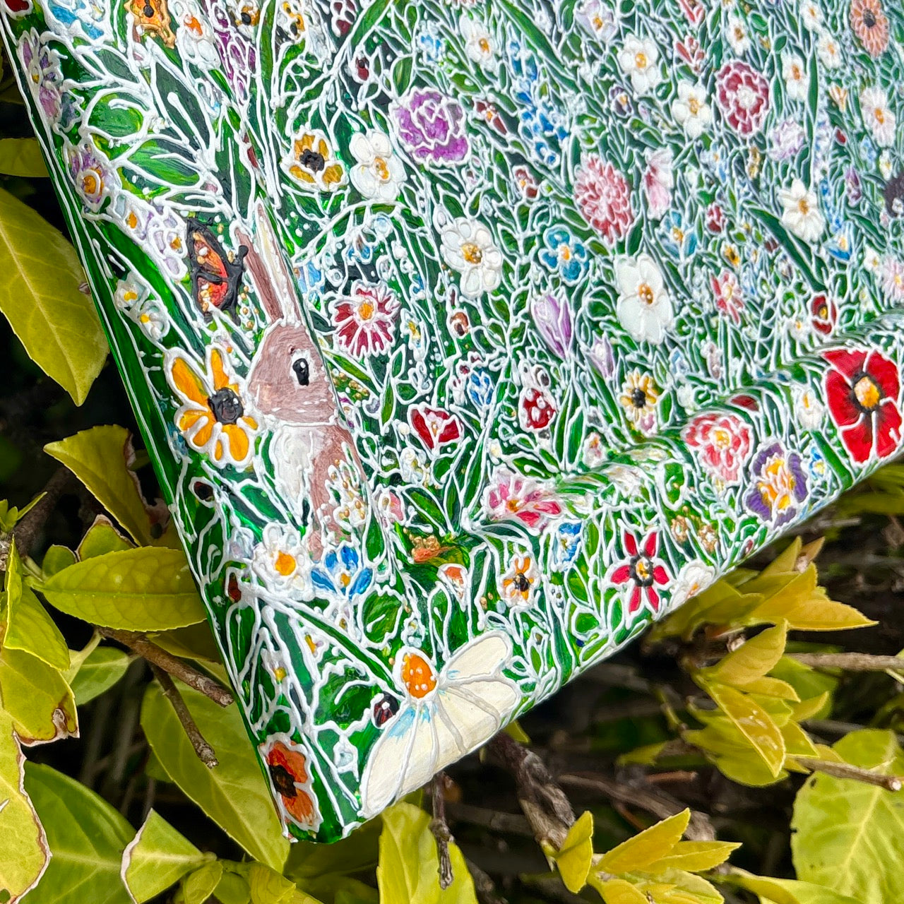 Summer Woodland ~ One of a kind mirror