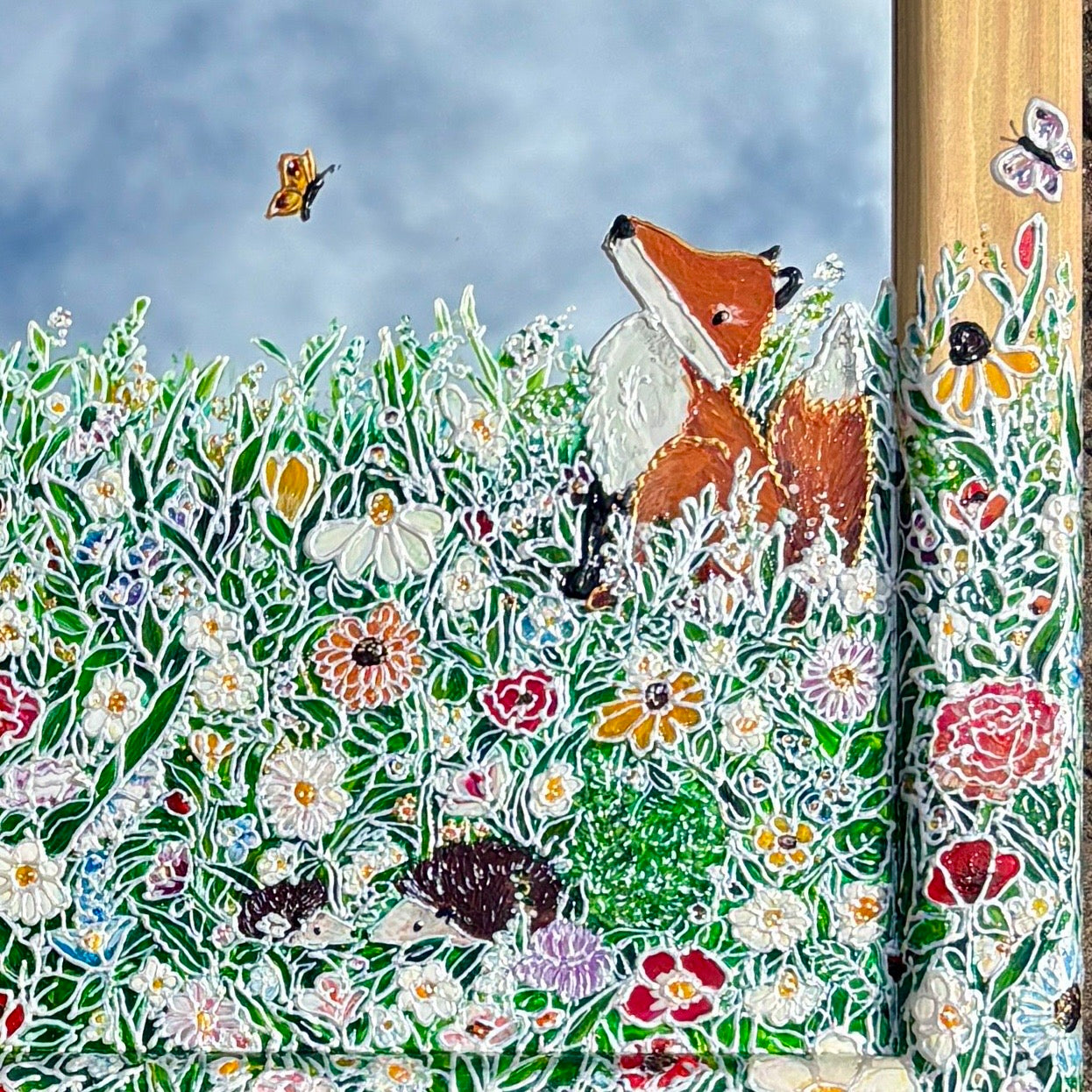 Summer Woodland ~ One of a kind mirror