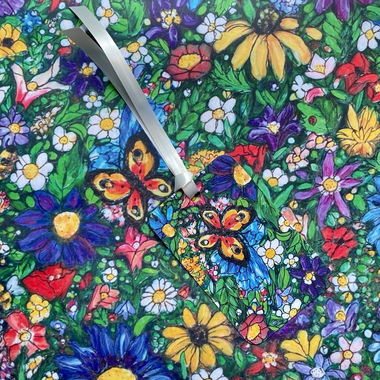 Summertime~Gift wrap & Butterfly tag