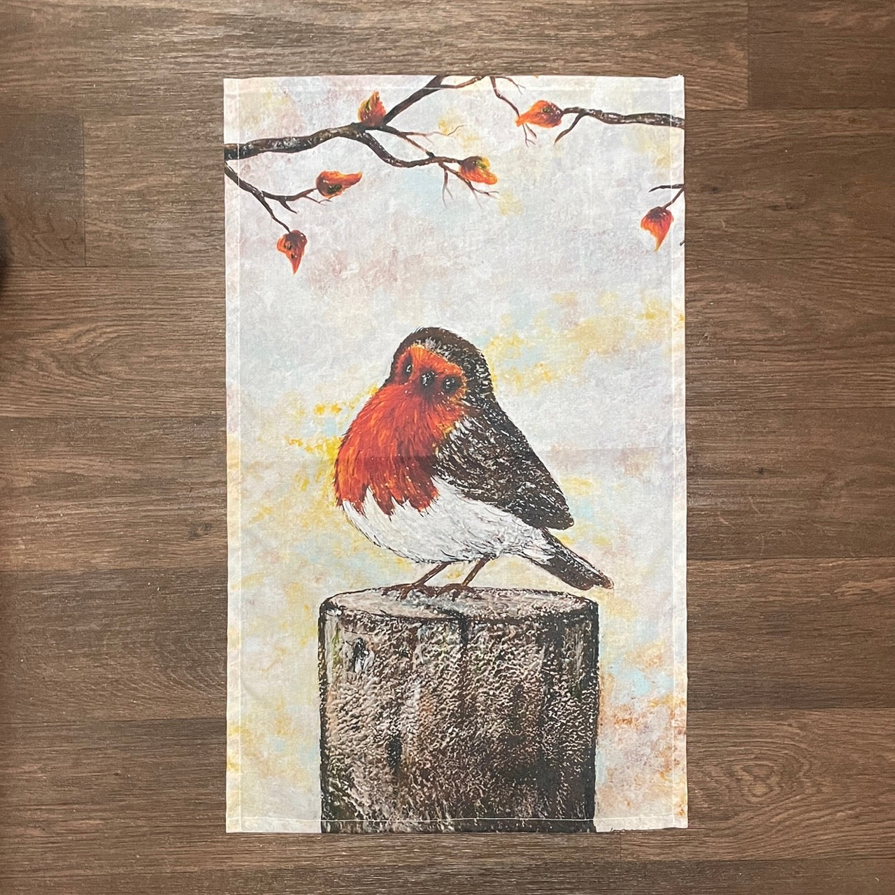 Robin Redbreast~ Tea Towel