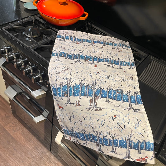 Wintertime~ Tea Towel