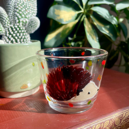 Hedgehog~ Tealight candleholder