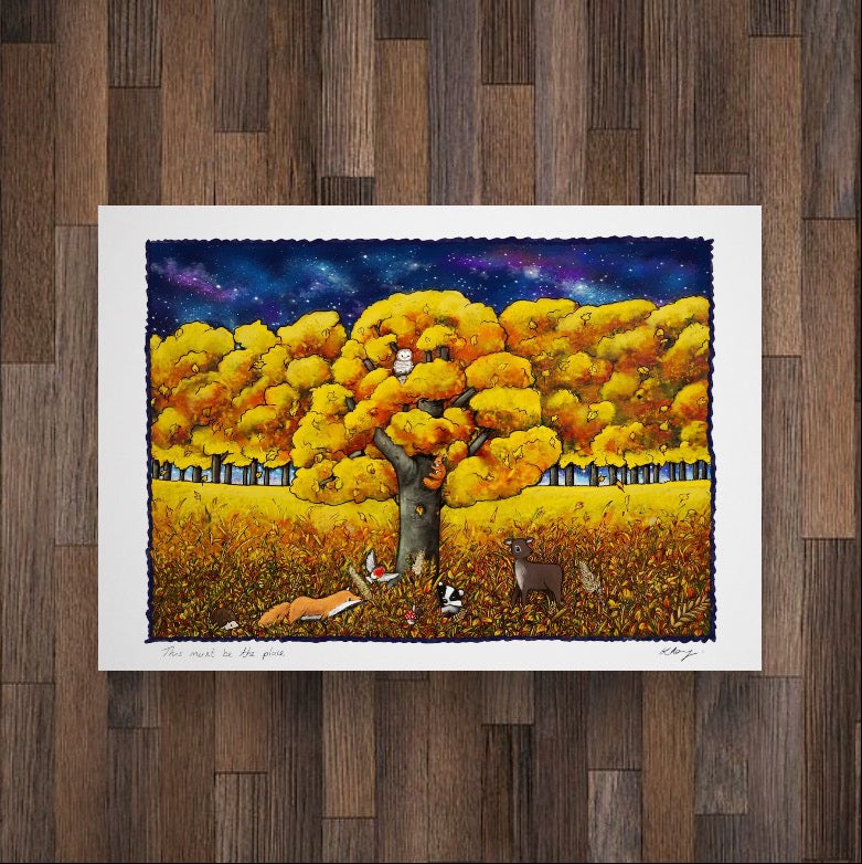 Art print ~ This must be the place
