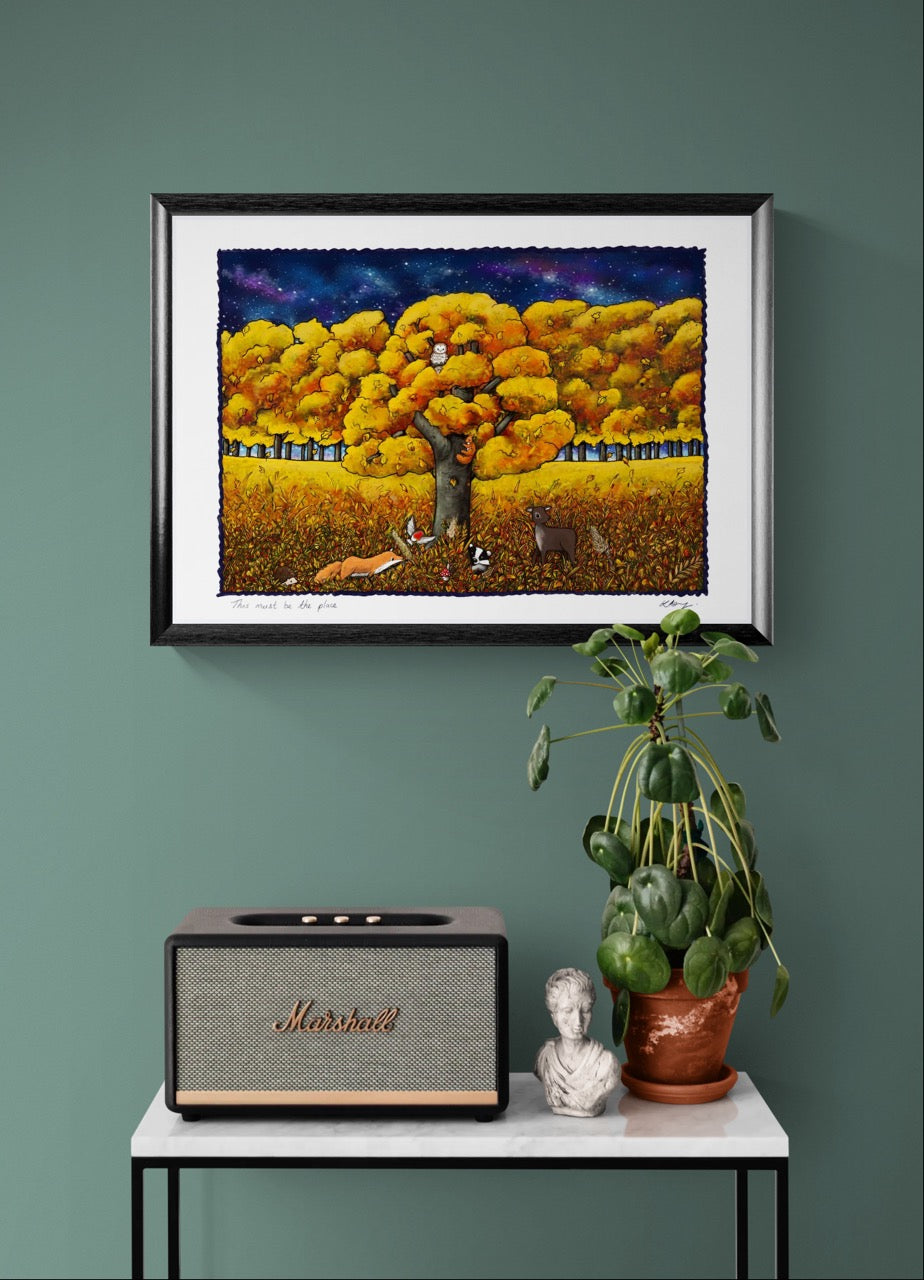Art print ~ This must be the place