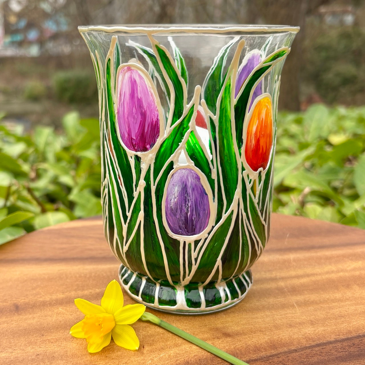 Tulips~ Candleholder