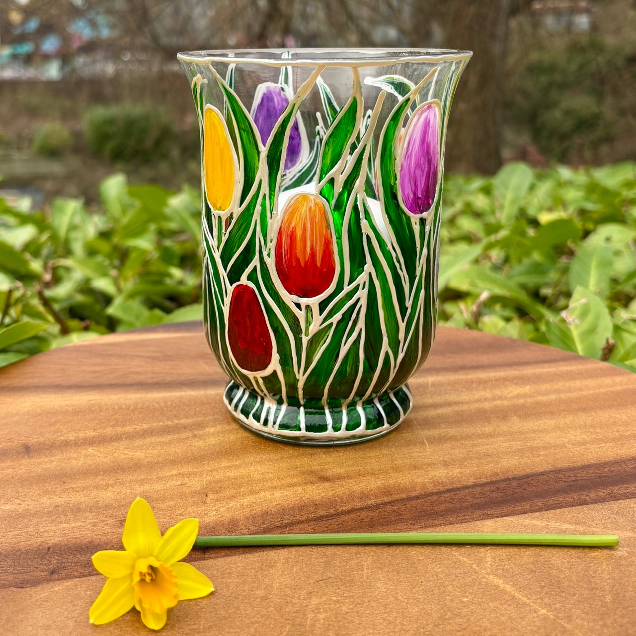Tulips~ Candleholder