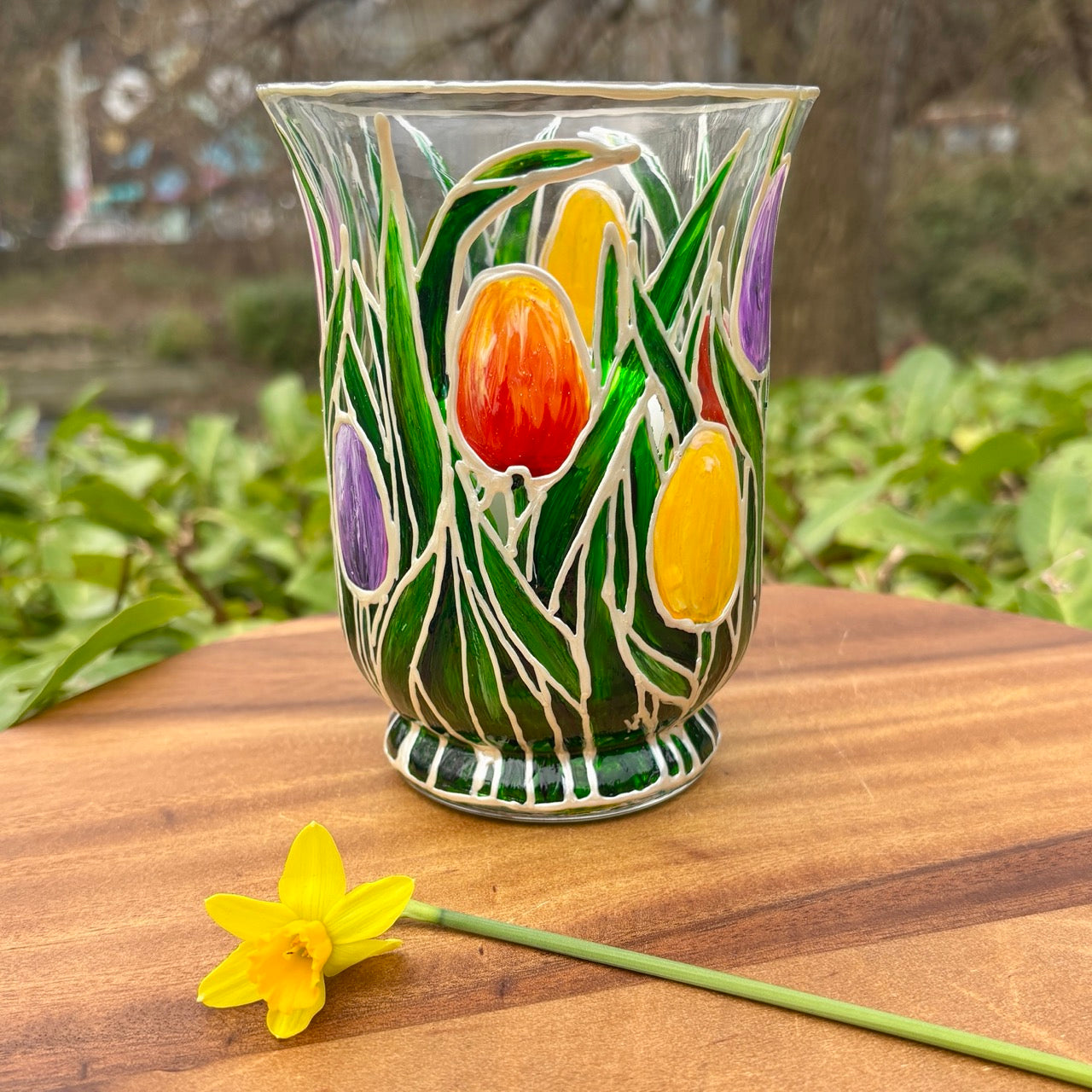 Tulips~ Candleholder