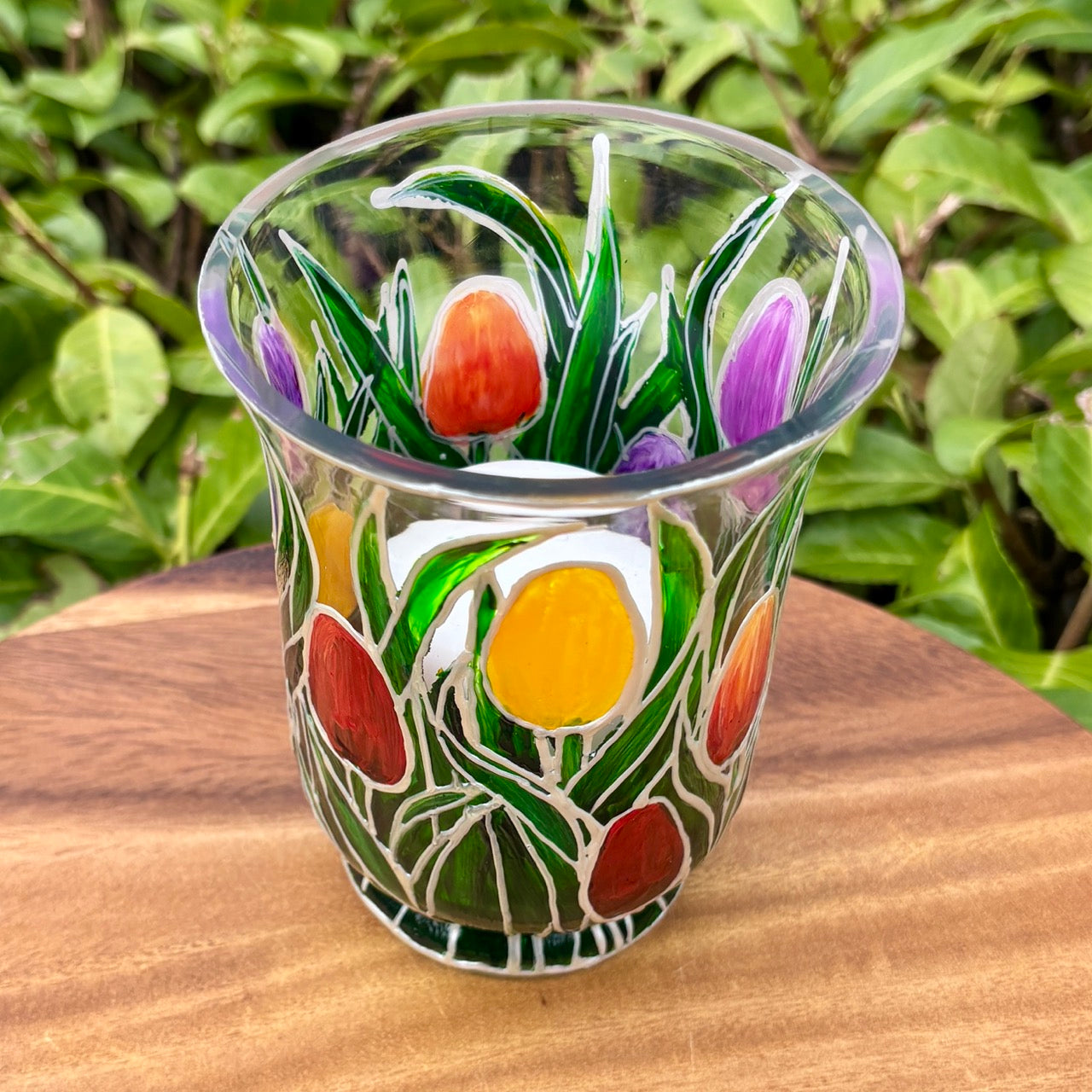 Tulips~ Candleholder