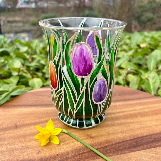 Tulips~ Candleholder