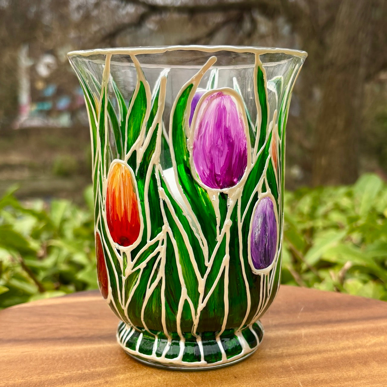 Tulips~ Candleholder