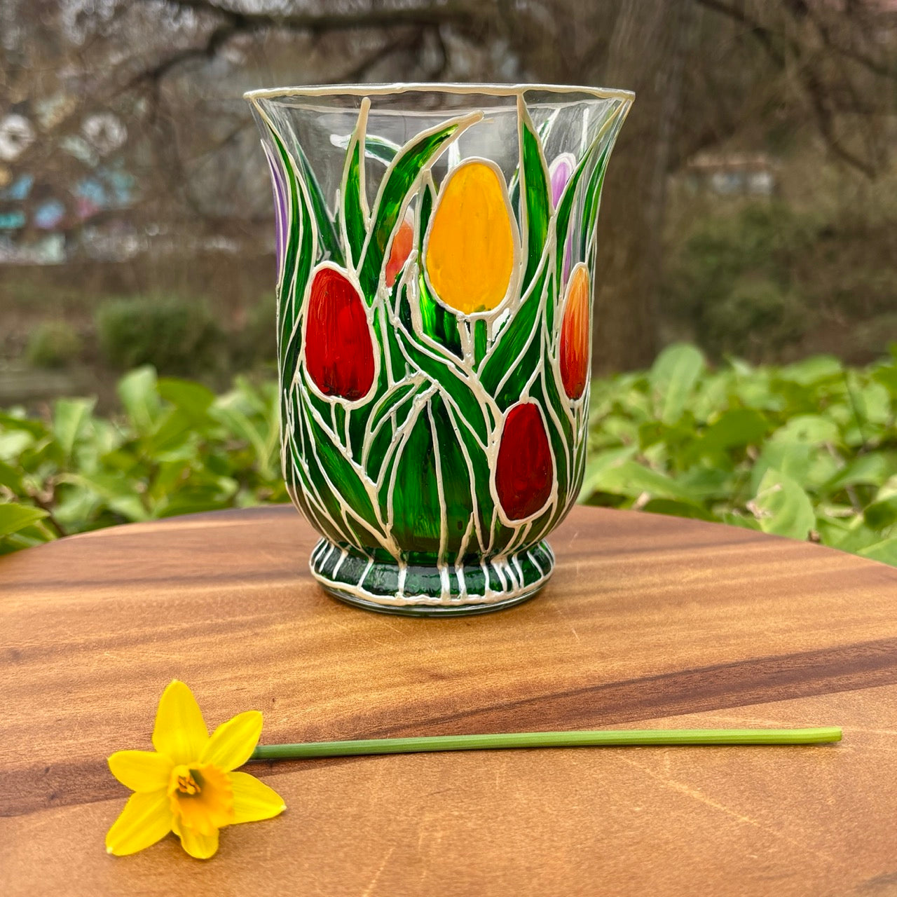 Tulips~ Candleholder