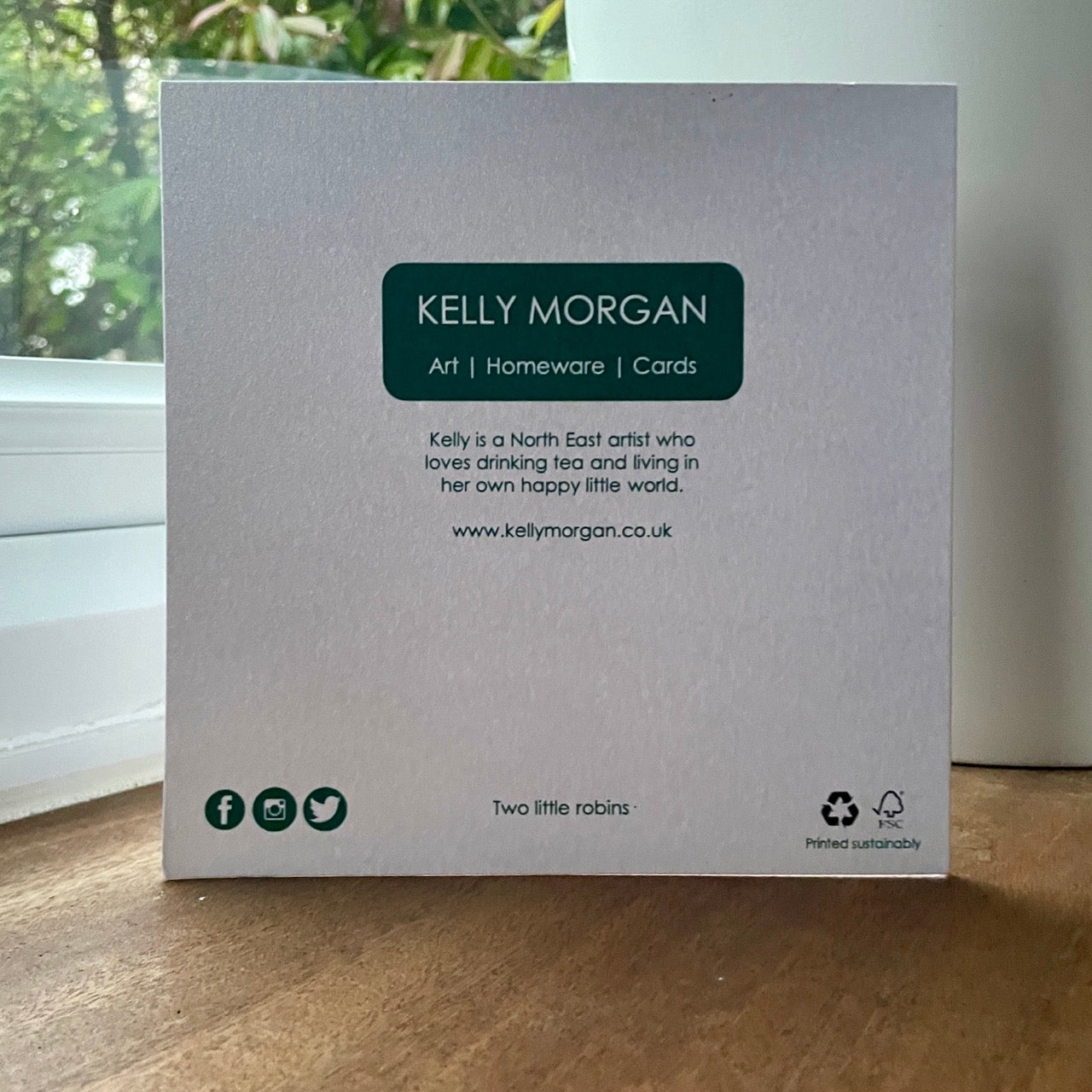 Card~Two little robins