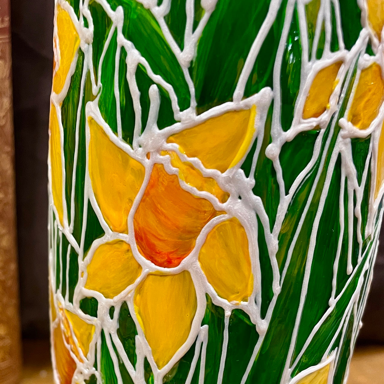 Daffodil field~ Vase