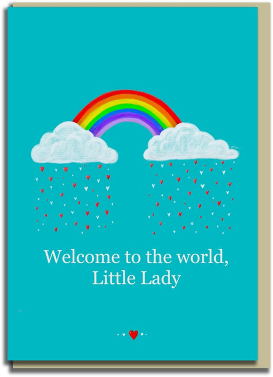 Sale card~ Welcome little lady