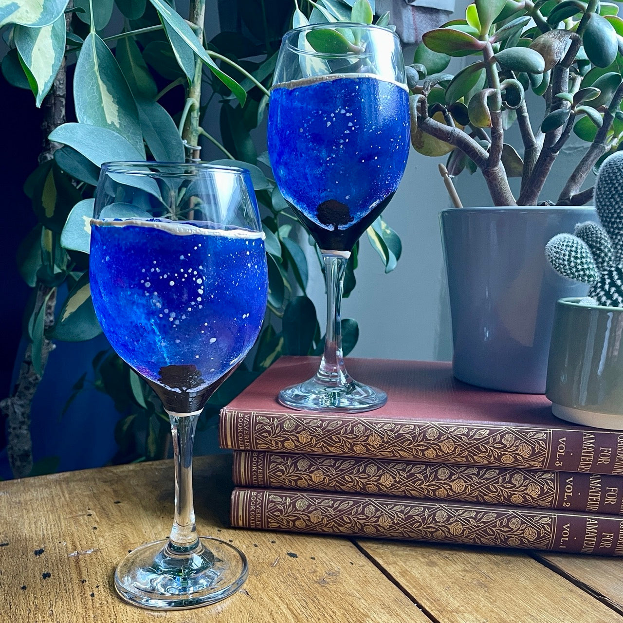 Starry sycamore~ Wine glass