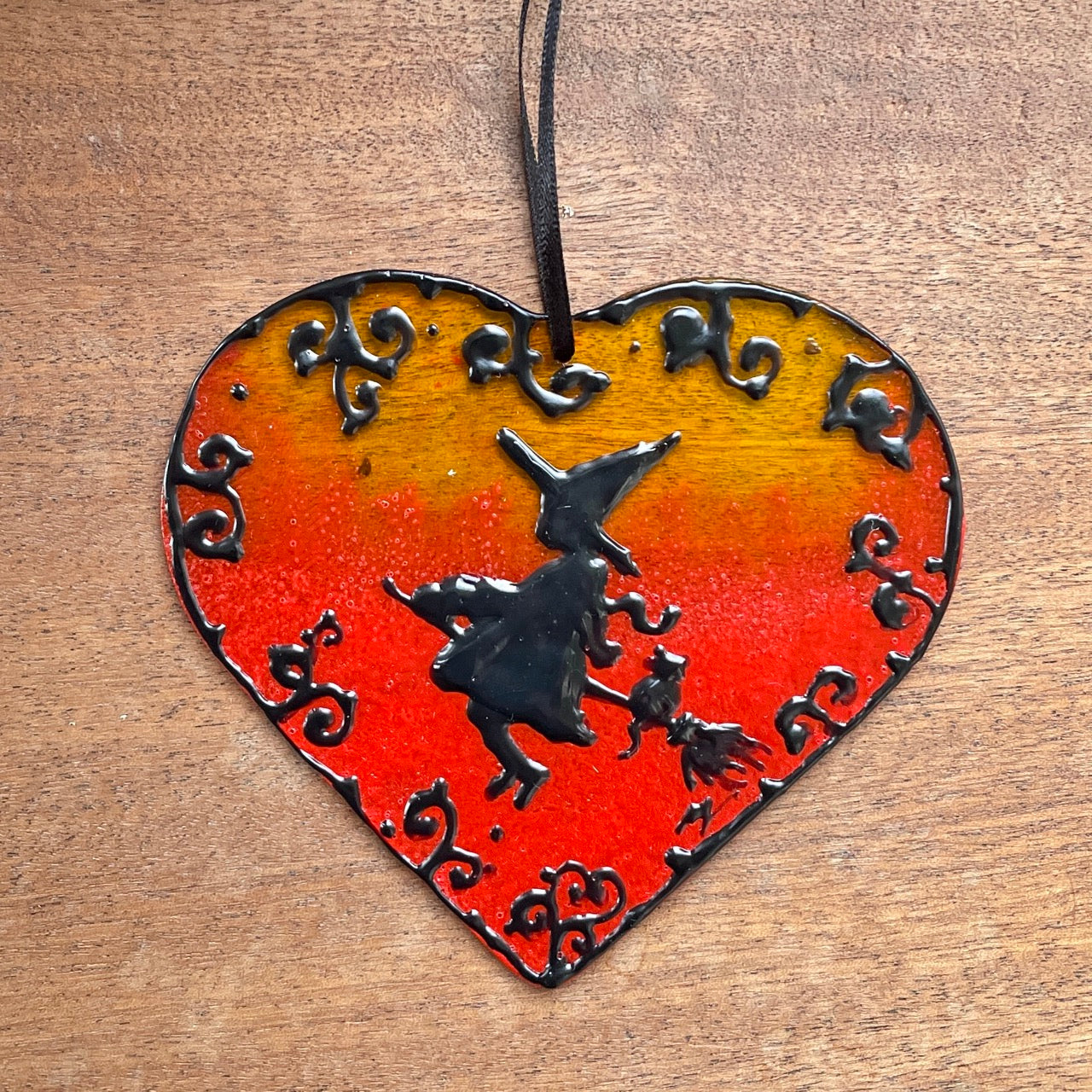 Witch~ Heart suncatcher