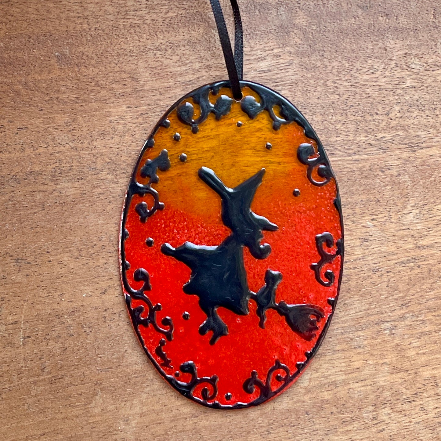 Witch~ Oval suncatcher