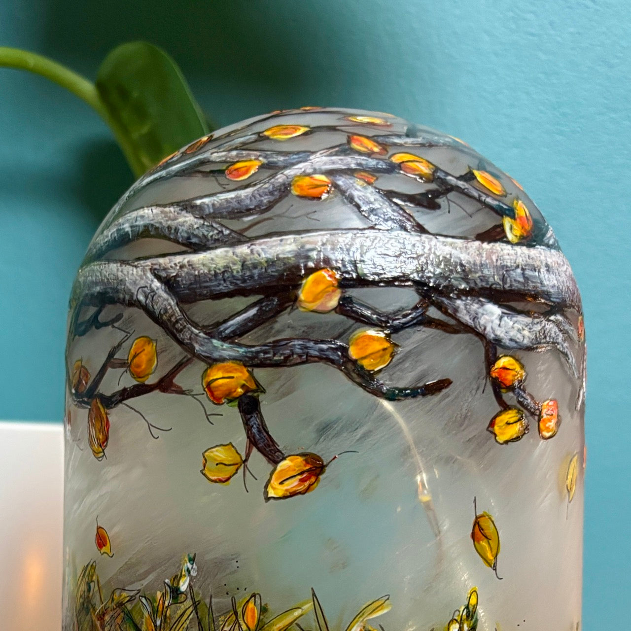Woodland~ One of a kind light dome