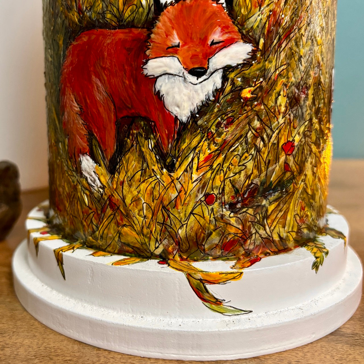 Woodland~ One of a kind light dome