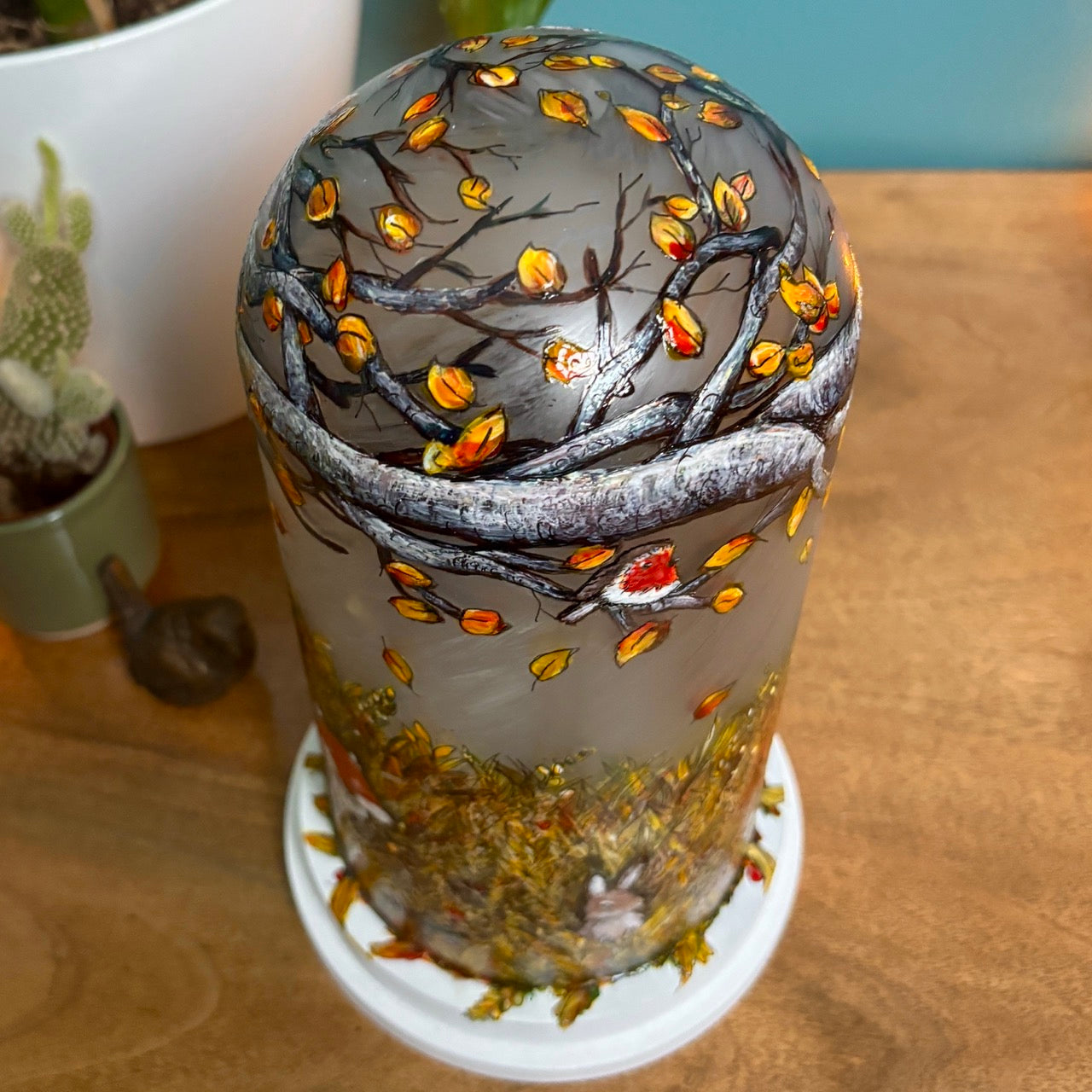Woodland~ One of a kind light dome