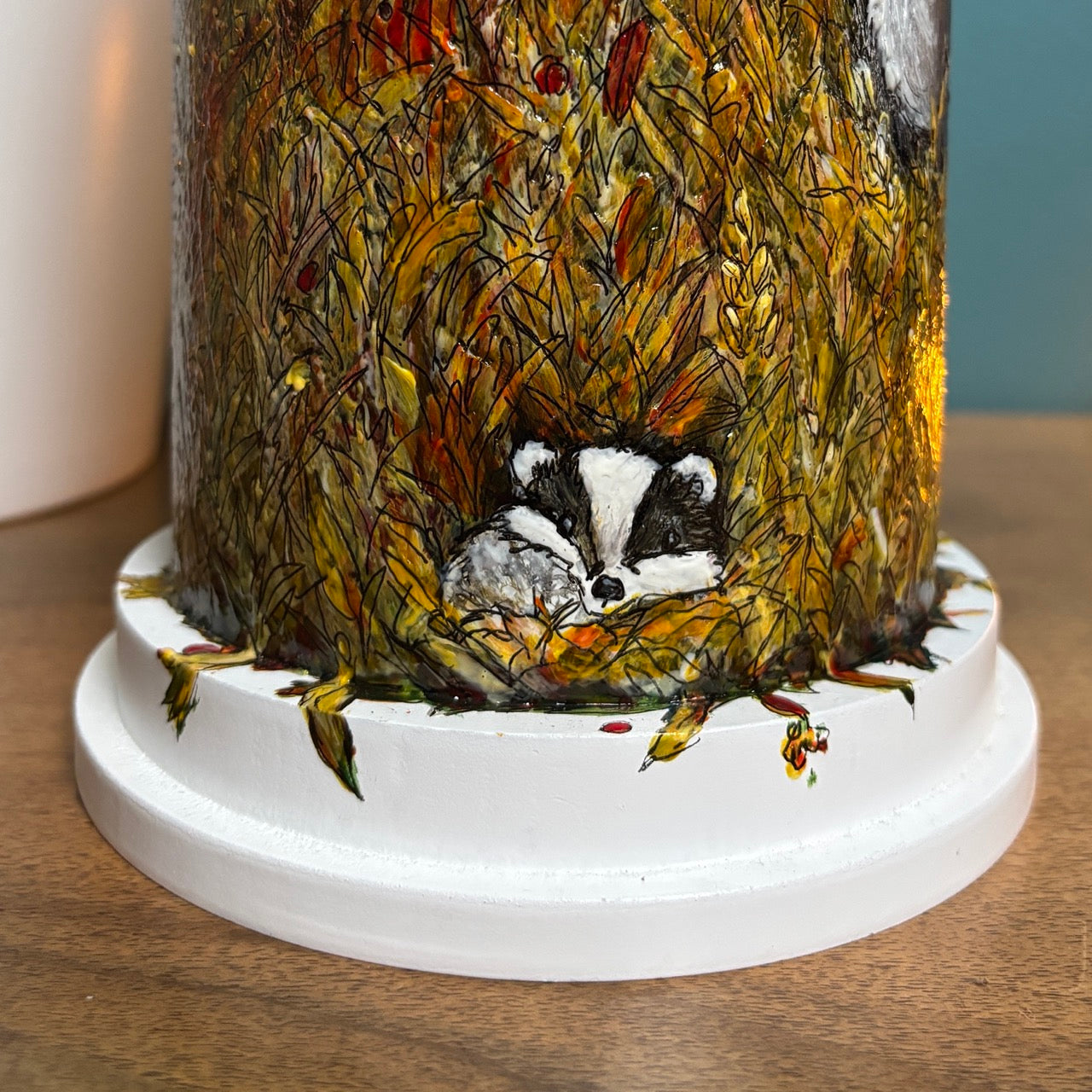 Woodland~ One of a kind light dome