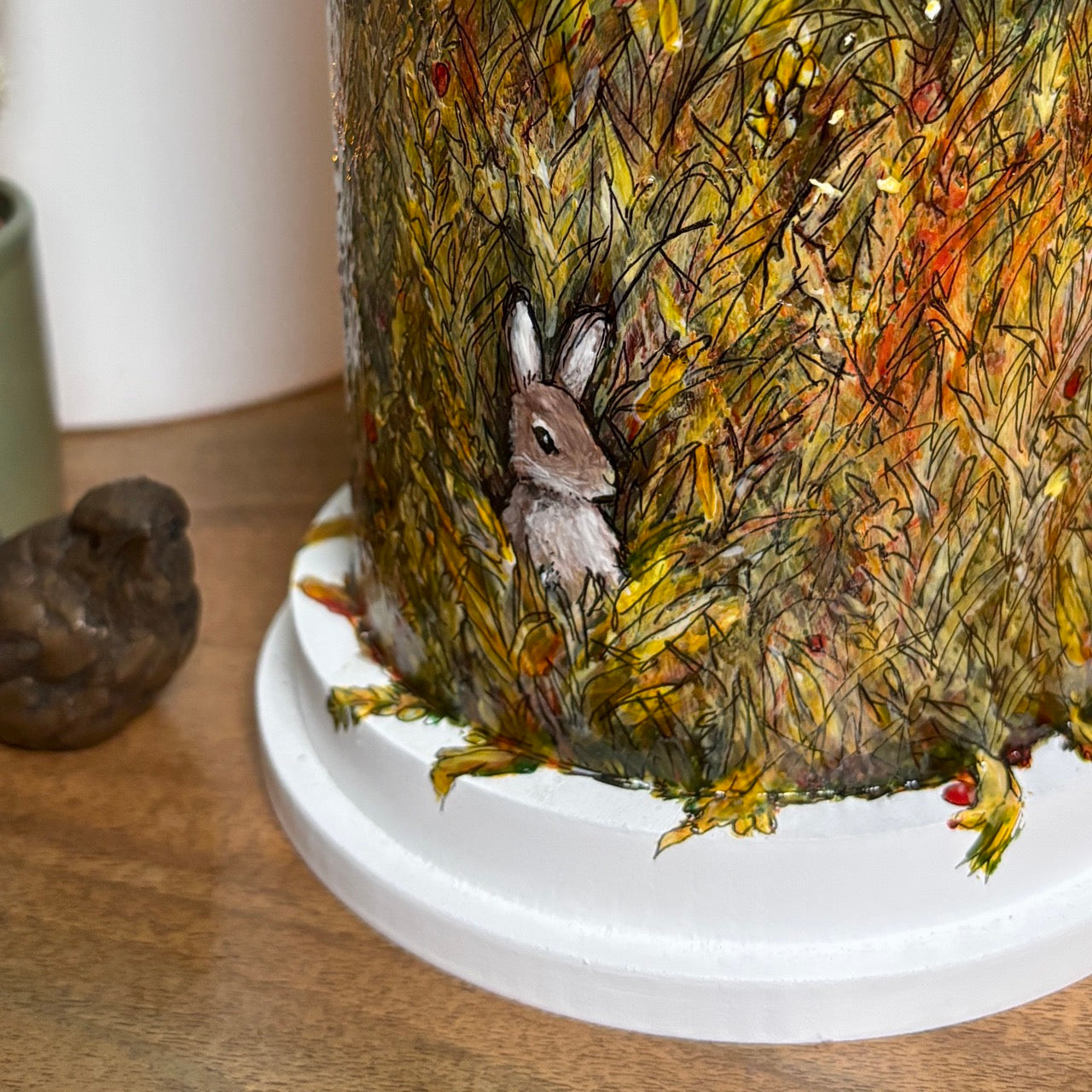 Woodland~ One of a kind light dome