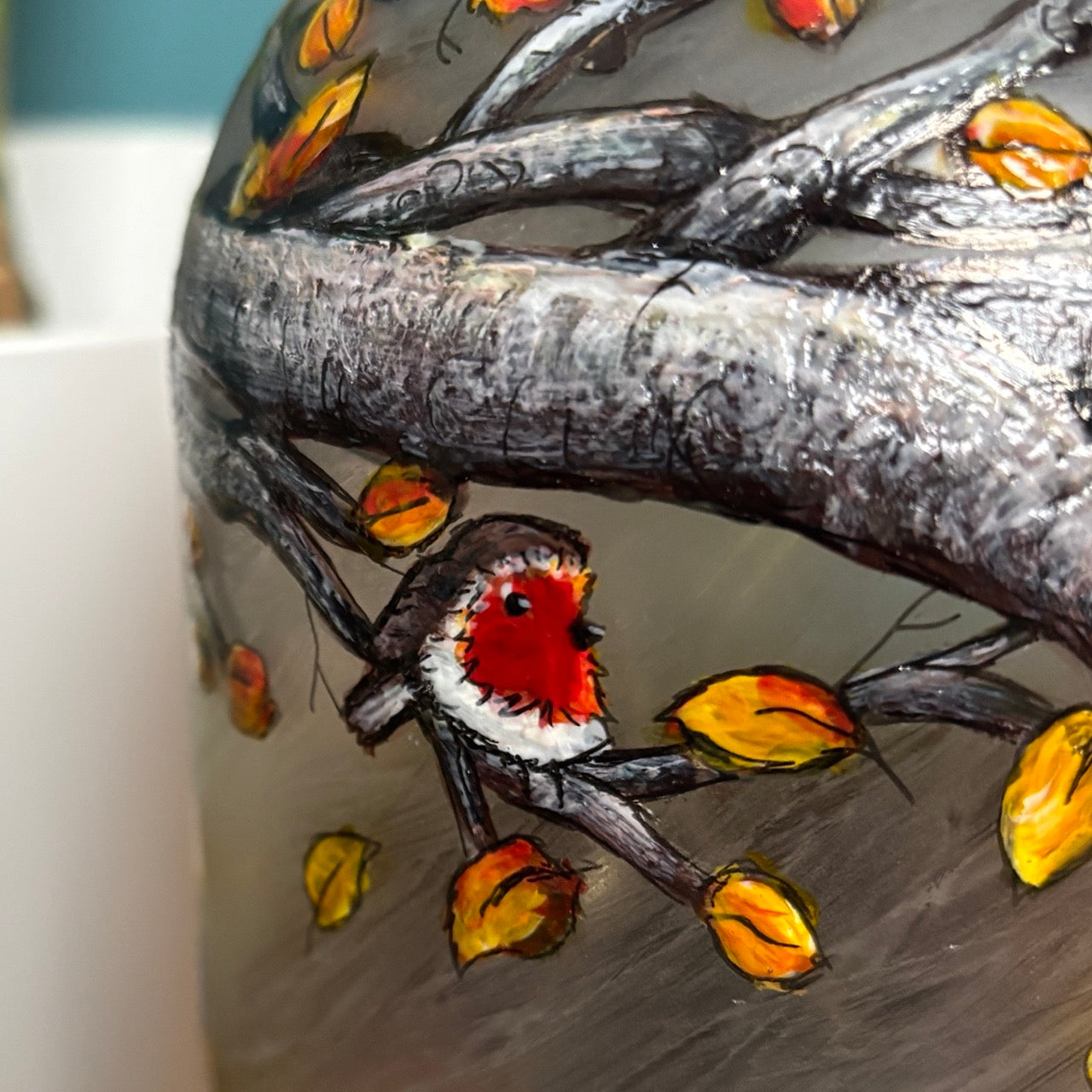 Woodland~ One of a kind light dome