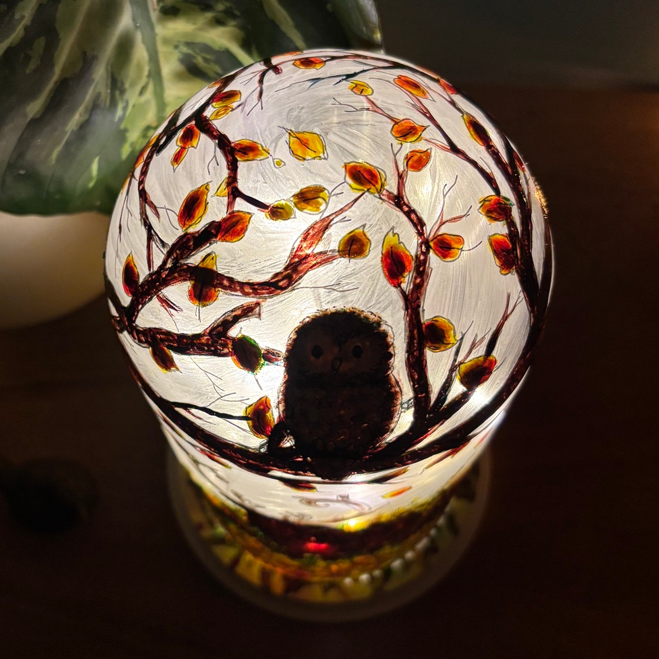 Woodland~ One of a kind light dome
