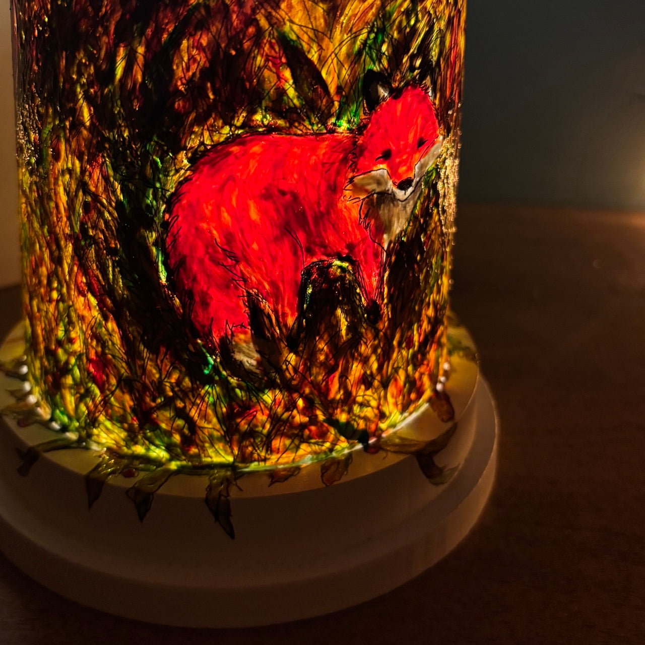 Woodland~ One of a kind light dome